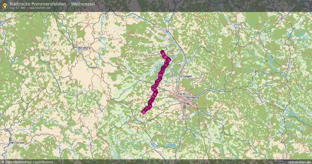 Radtour Pommersfelden – Weihenzell