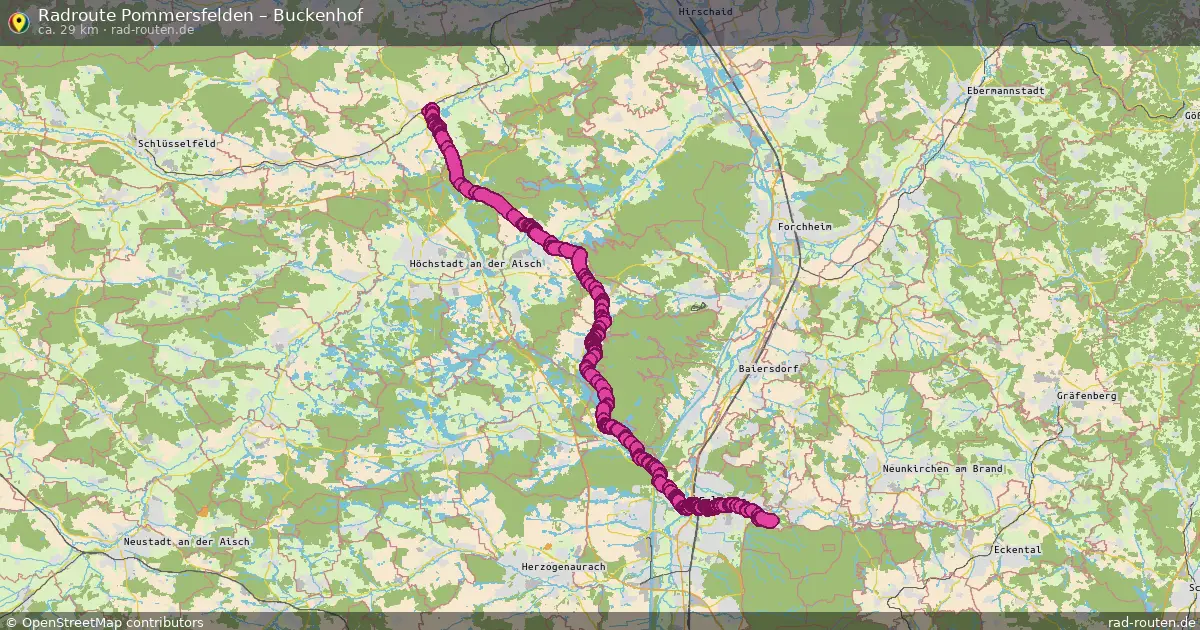 Radtour Pommersfelden – Buckenhof