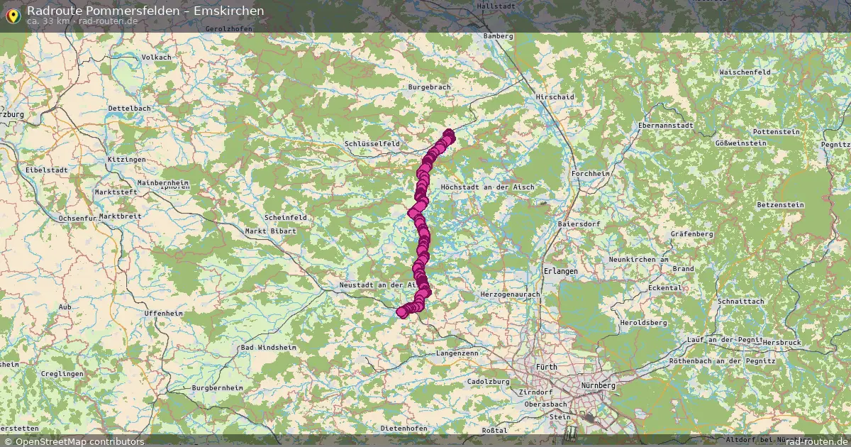 Radtour Pommersfelden – Emskirchen