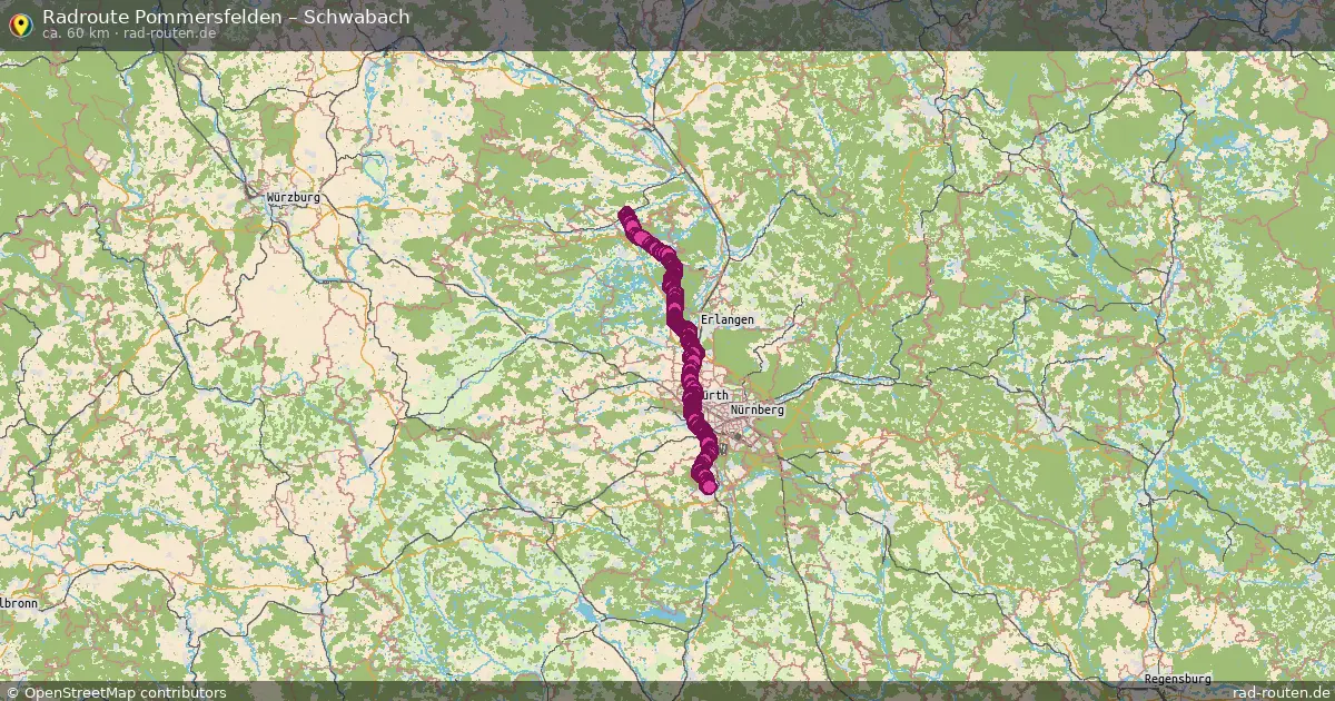 Radtour Pommersfelden – Schwabach