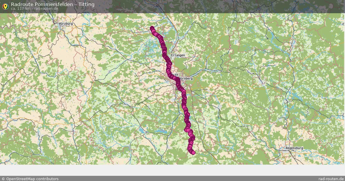 Radtour Pommersfelden – Titting