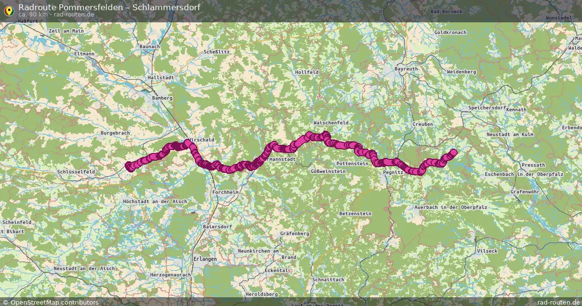 Radtour Pommersfelden – Schlammersdorf