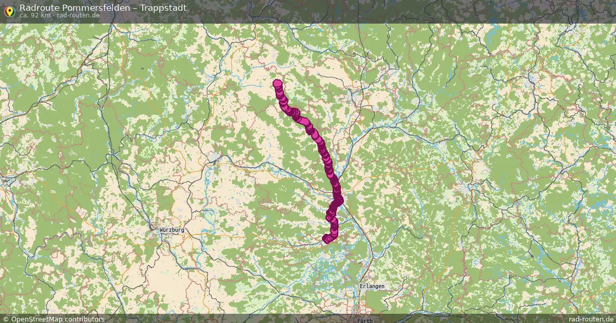 Radtour Pommersfelden – Trappstadt