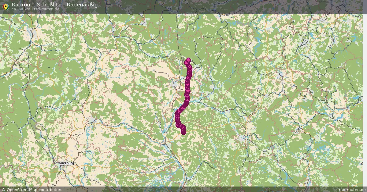 Radtour Scheßlitz – Rabenäußig