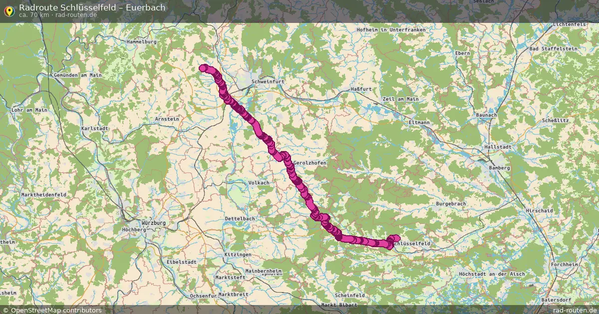Radtour Schlüsselfeld – Euerbach