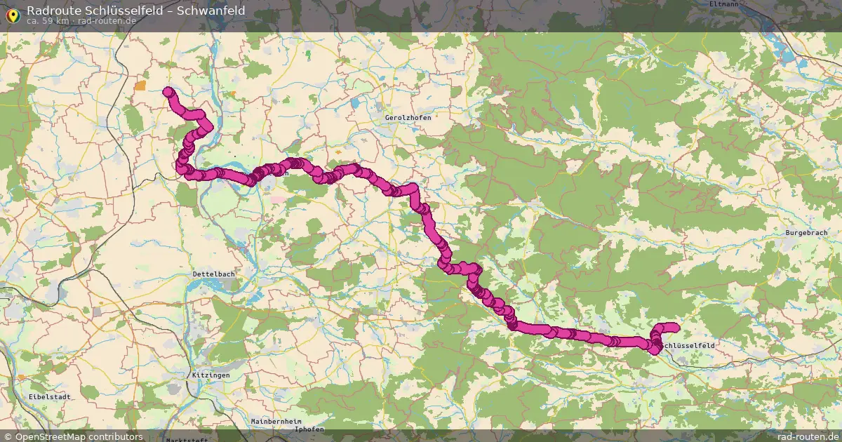 Radtour Schlüsselfeld – Schwanfeld