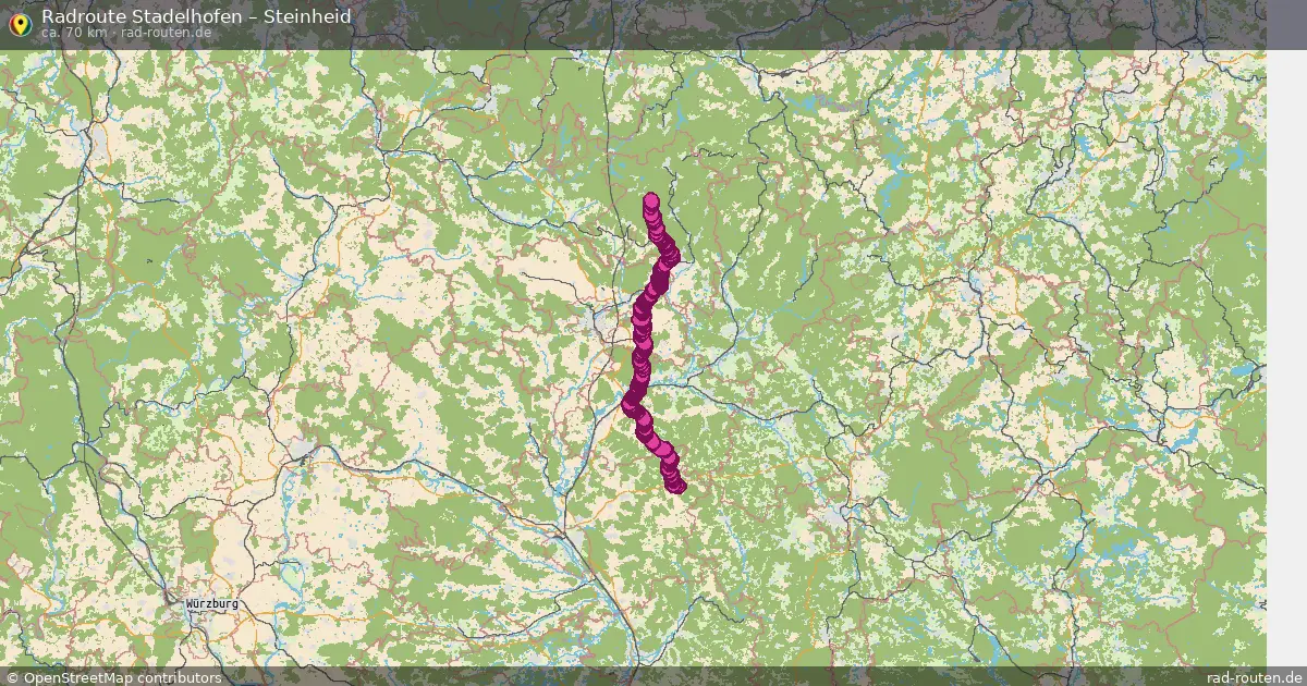 Radtour Stadelhofen – Steinheid