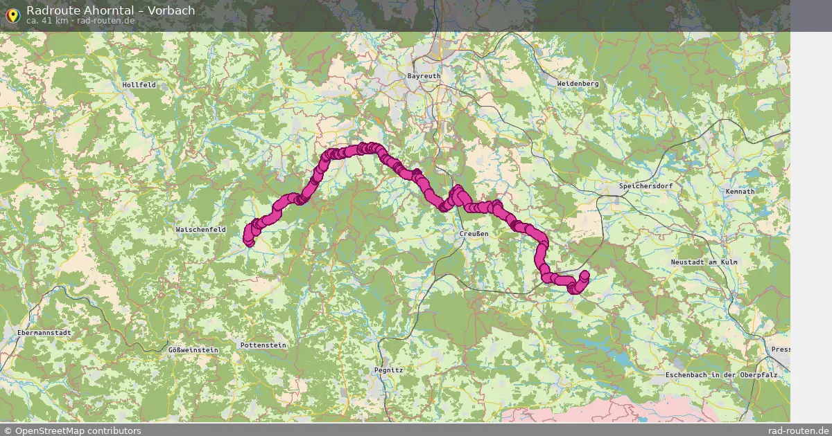 Radtour Ahorntal – Vorbach