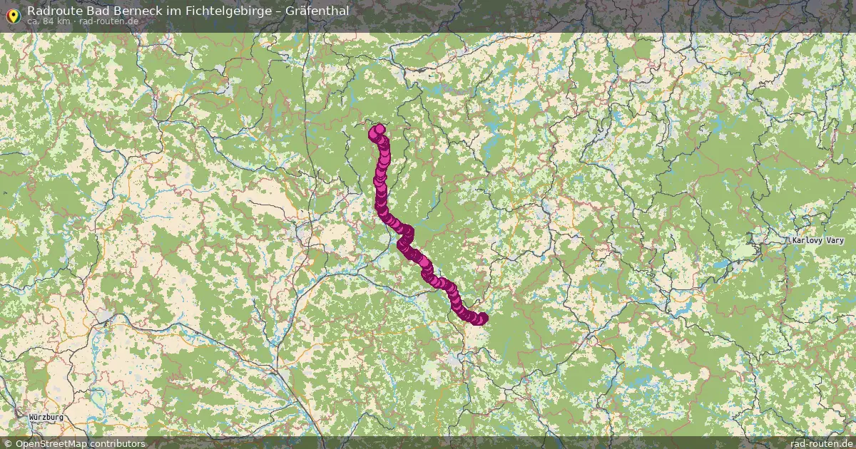Radtour Bad Berneck Im Fichtelgebirge – Gräfenthal