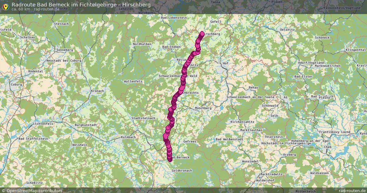 Radtour Bad Berneck Im Fichtelgebirge – Hirschberg