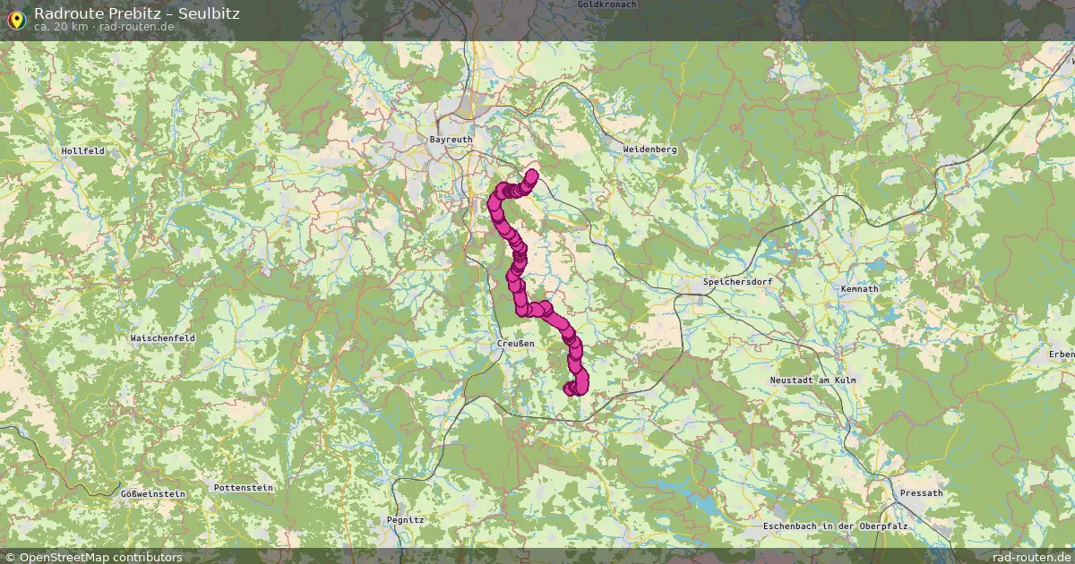 Radtour Prebitz – Seulbitz
