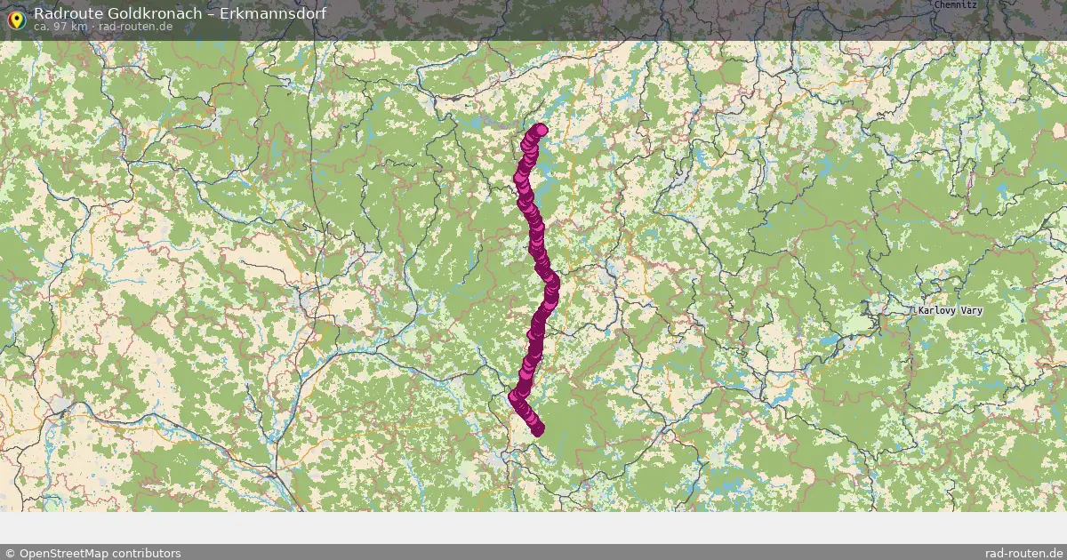 Radtour Goldkronach – Erkmannsdorf