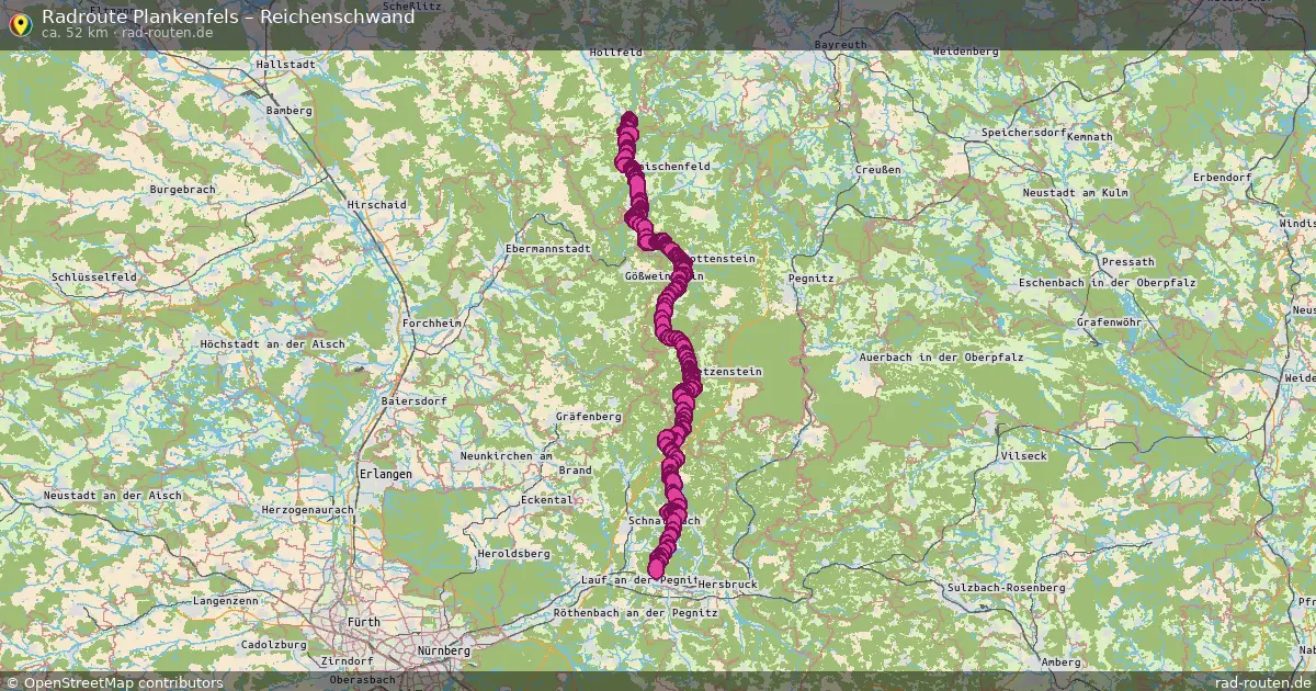 Radtour Plankenfels – Reichenschwand