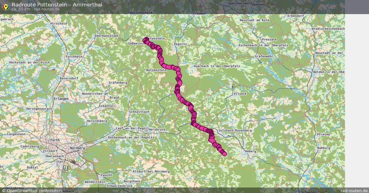 Radtour Pottenstein – Ammerthal