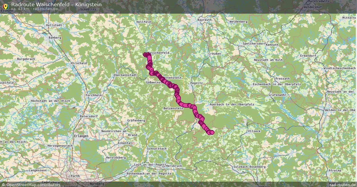 Radtour Waischenfeld – Königstein