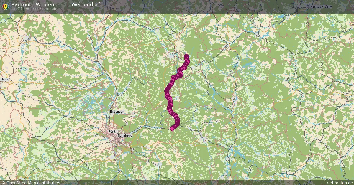 Radtour Weidenberg – Weigendorf