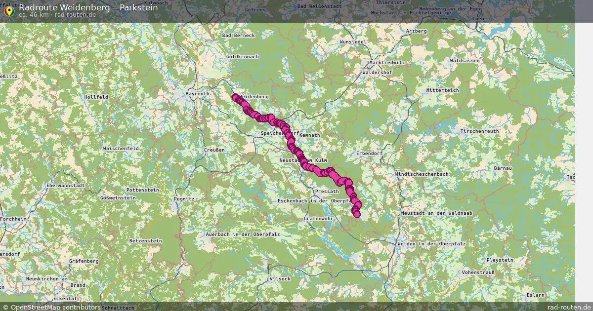 Radtour Weidenberg – Parkstein