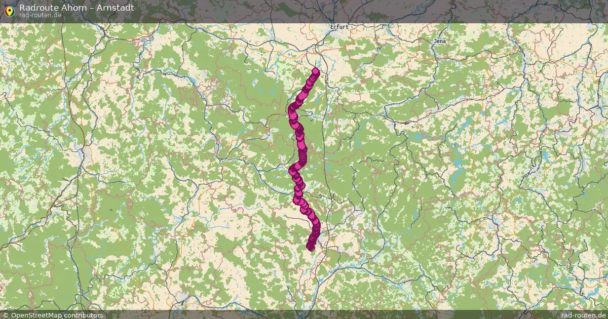 Radtour Ahorn – Arnstadt