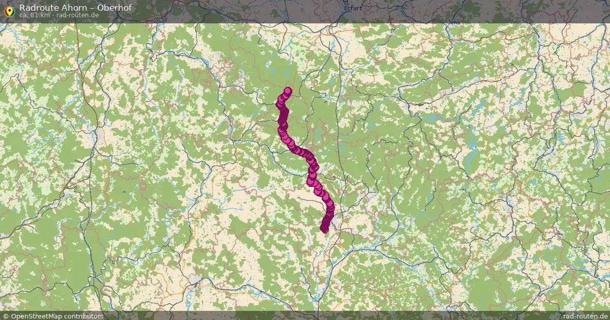 Radtour Ahorn – Oberhof