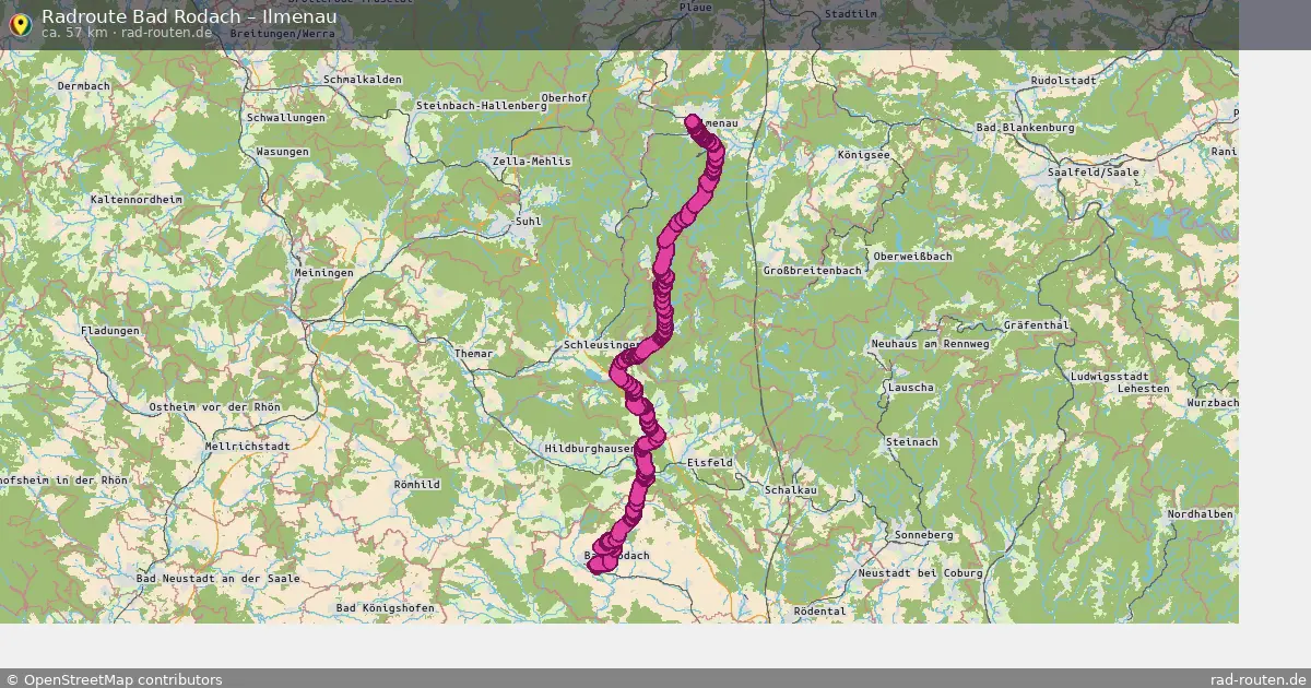 Radtour Bad Rodach – Ilmenau