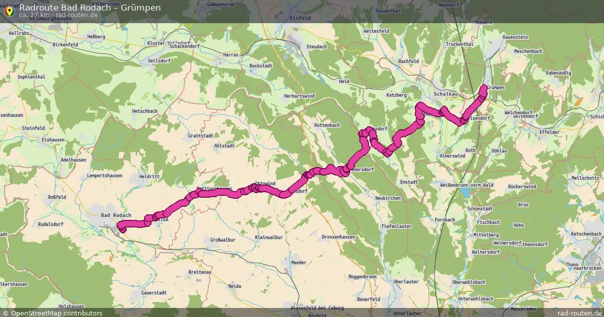 Radtour Bad Rodach – Grümpen