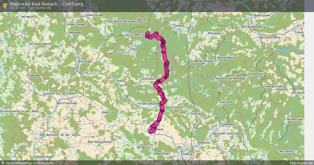 Radtour Bad Rodach – Gehlberg