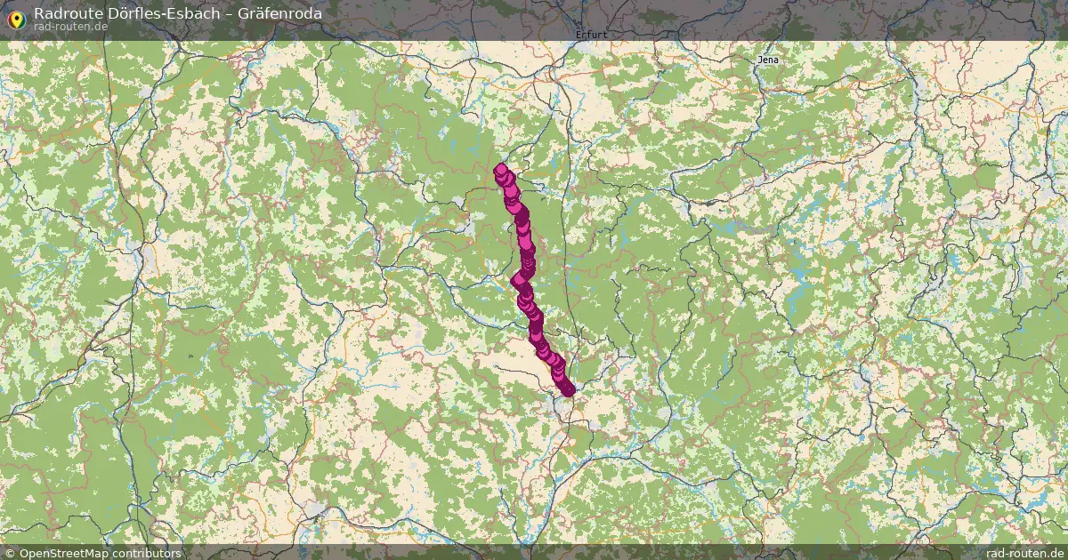 Radtour Dörfles-Esbach – Gräfenroda
