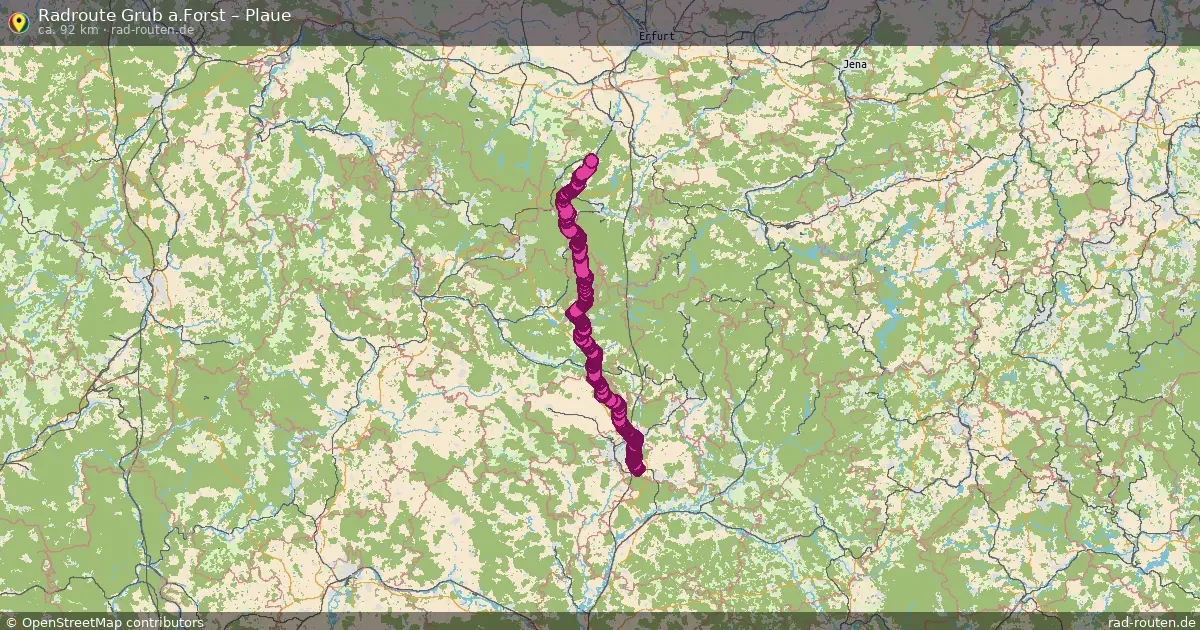 Radtour Grub A.forst – Plaue