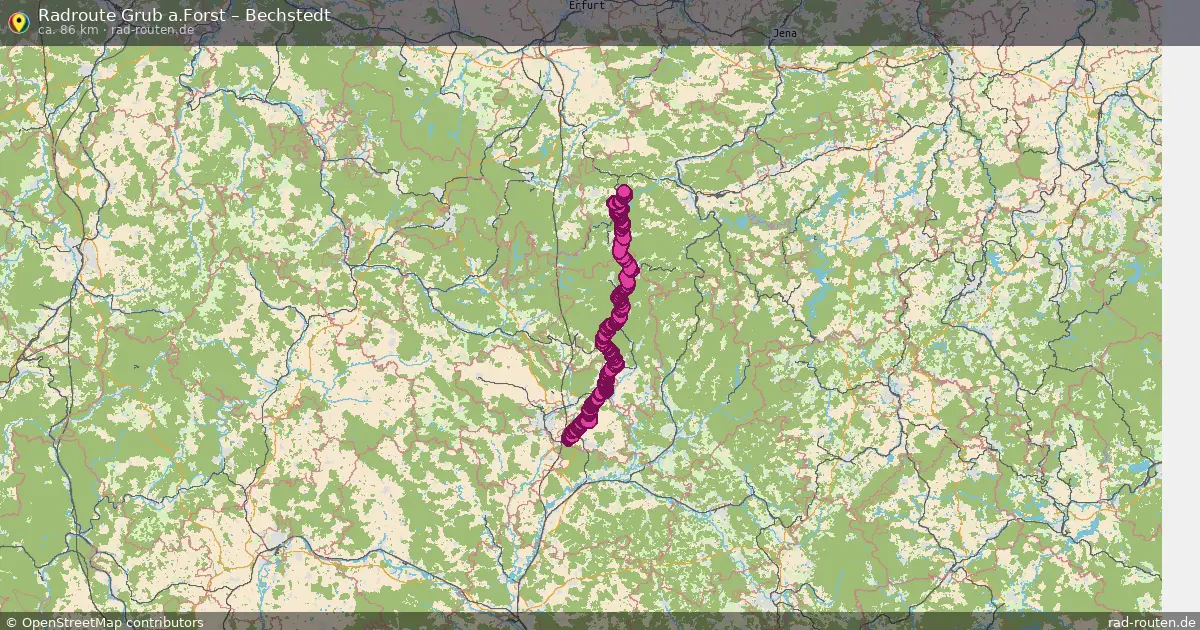 Radtour Grub A.forst – Bechstedt
