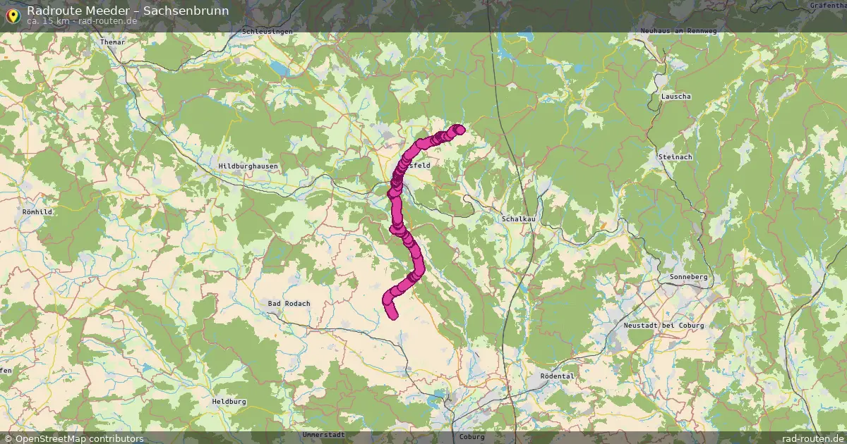 Radtour Meeder – Sachsenbrunn