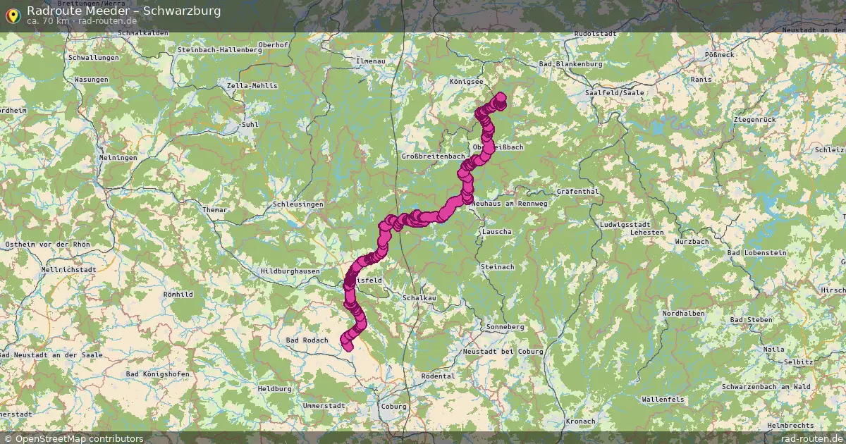 Radtour Meeder – Schwarzburg