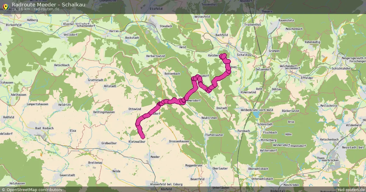 Radtour Meeder – Schalkau