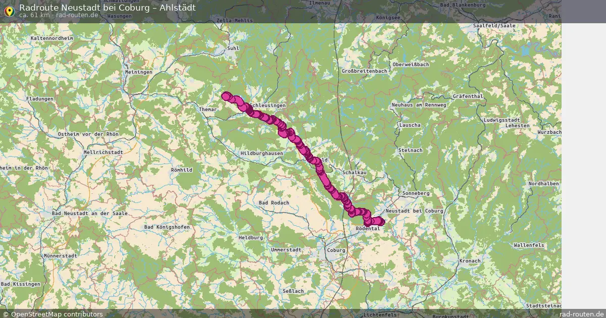 Radtour Neustadt Bei Coburg – Ahlstädt
