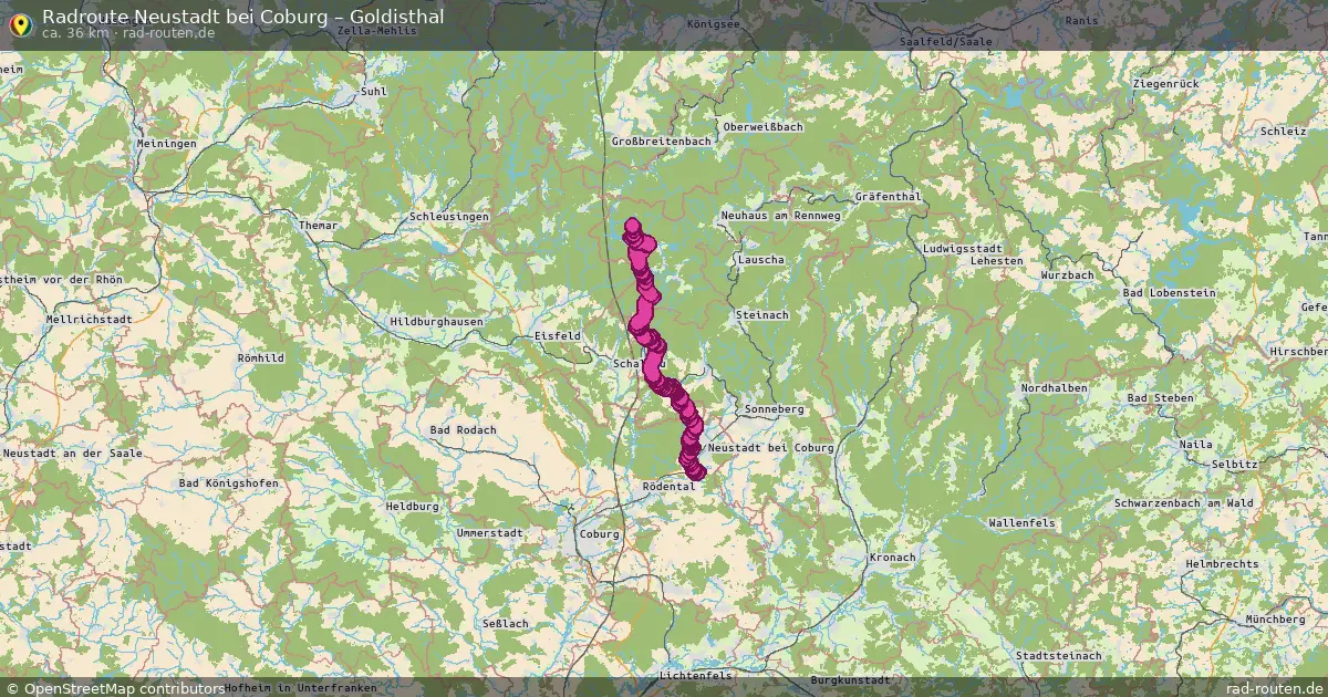 Radtour Neustadt Bei Coburg – Goldisthal