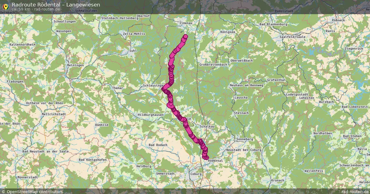 Fahrradroute Rödental – Langewiesen