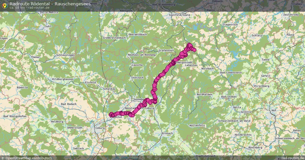 Radtour Rödental – Rauschengesees