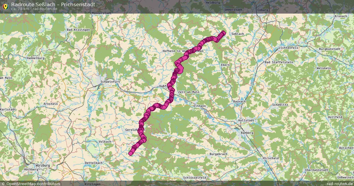 Radtour Seßlach – Prichsenstadt