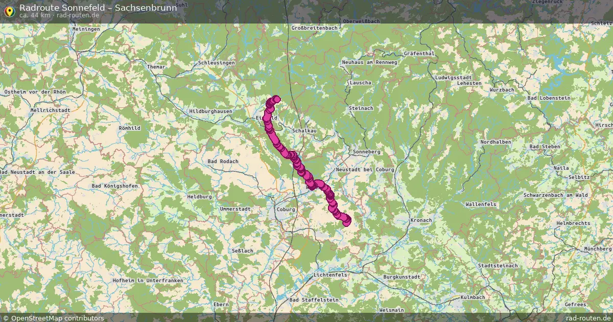 Radtour Sonnefeld – Sachsenbrunn