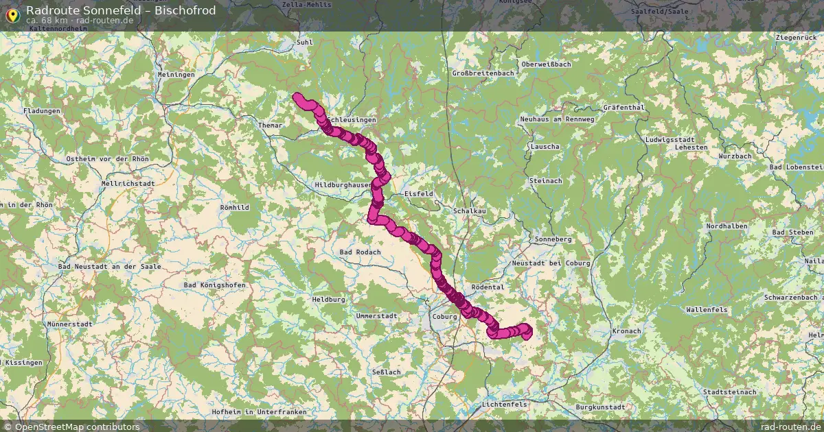 Radtour Sonnefeld – Bischofrod