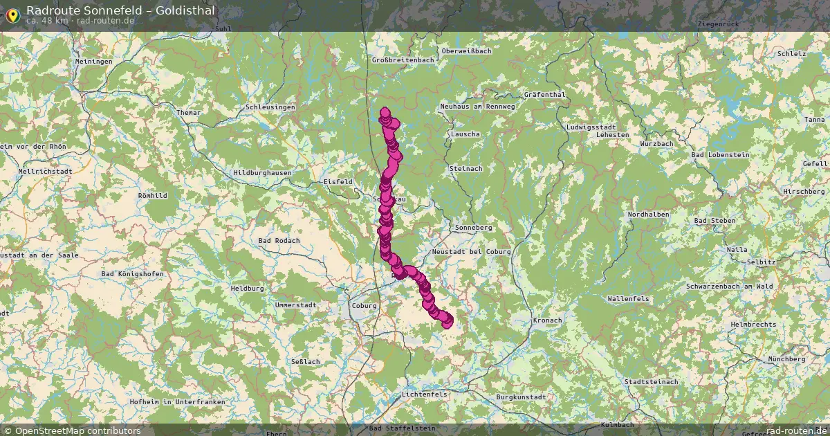 Radtour Sonnefeld – Goldisthal