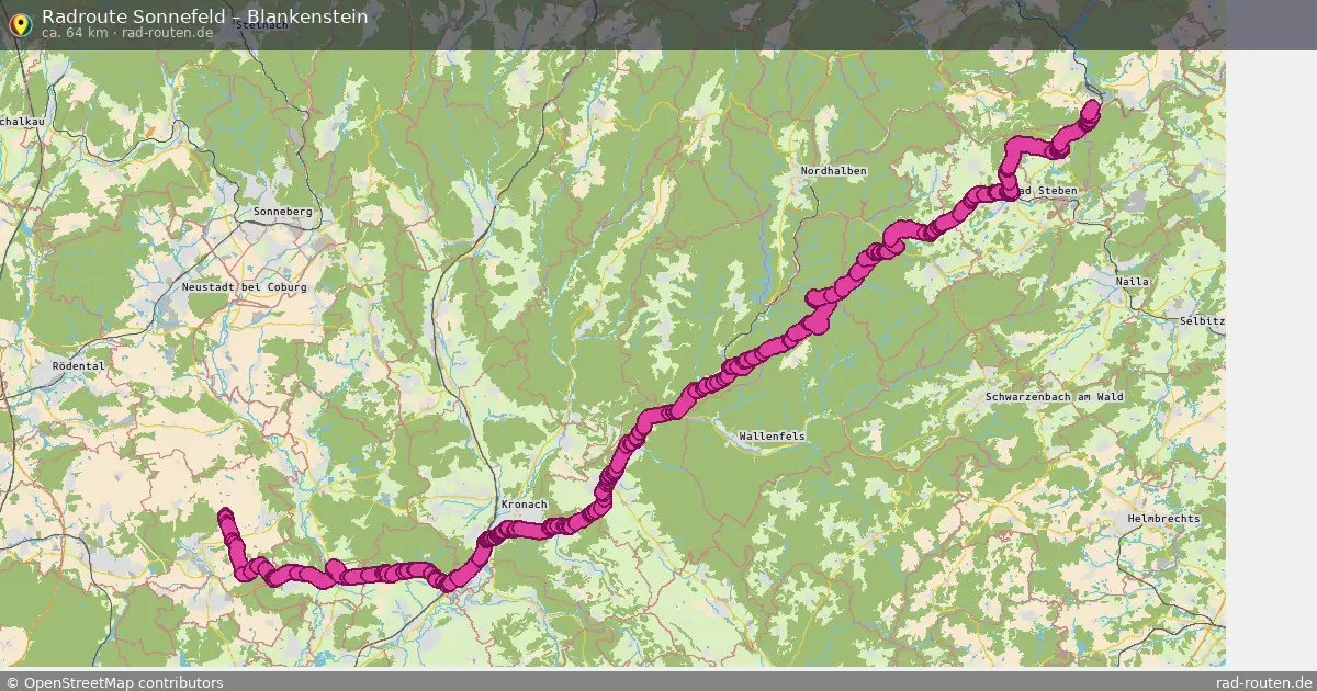 Radtour Sonnefeld – Blankenstein