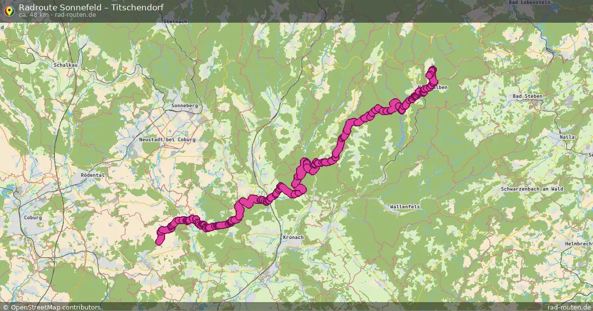 Radtour Sonnefeld – Titschendorf