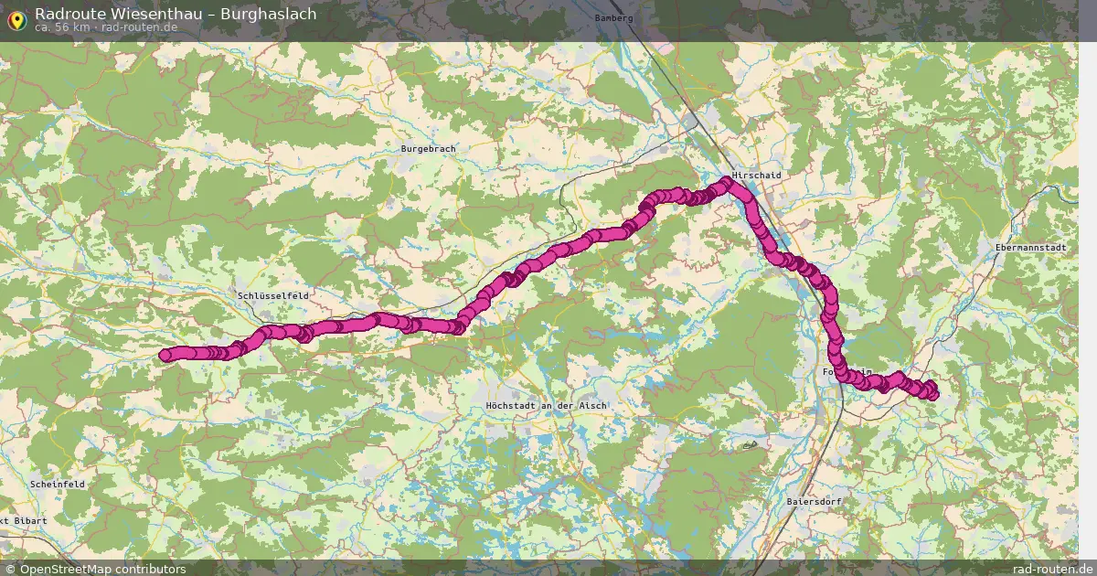Radtour Wiesenthau – Burghaslach