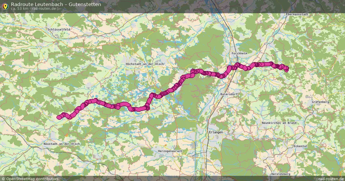 Radtour Leutenbach – Gutenstetten