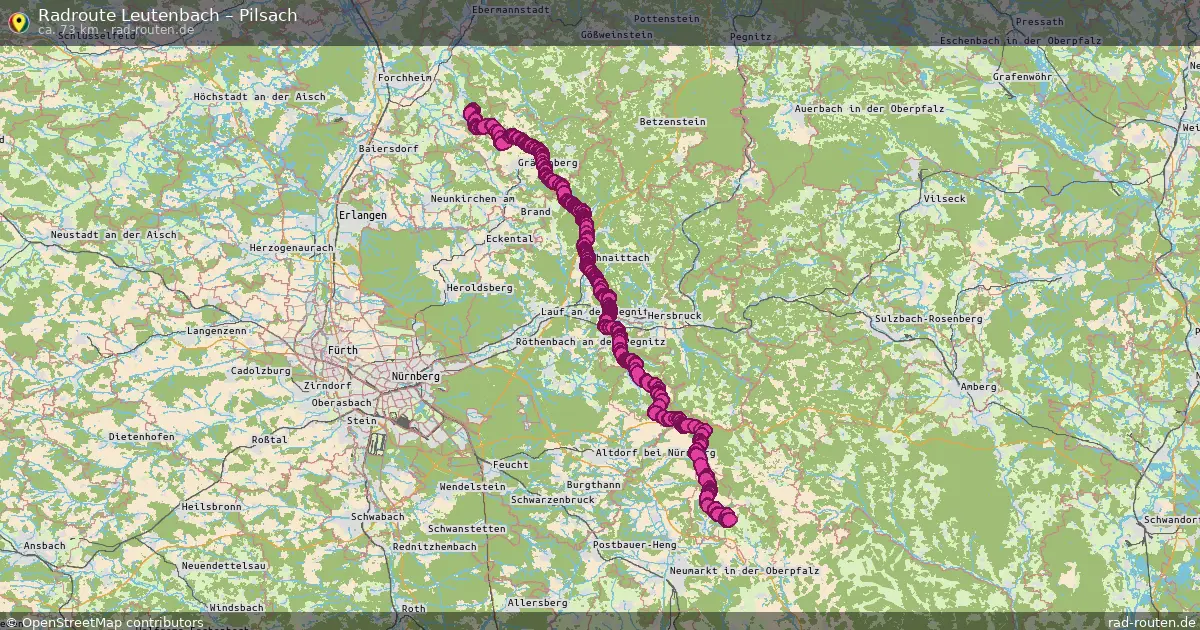 Radtour Leutenbach – Pilsach