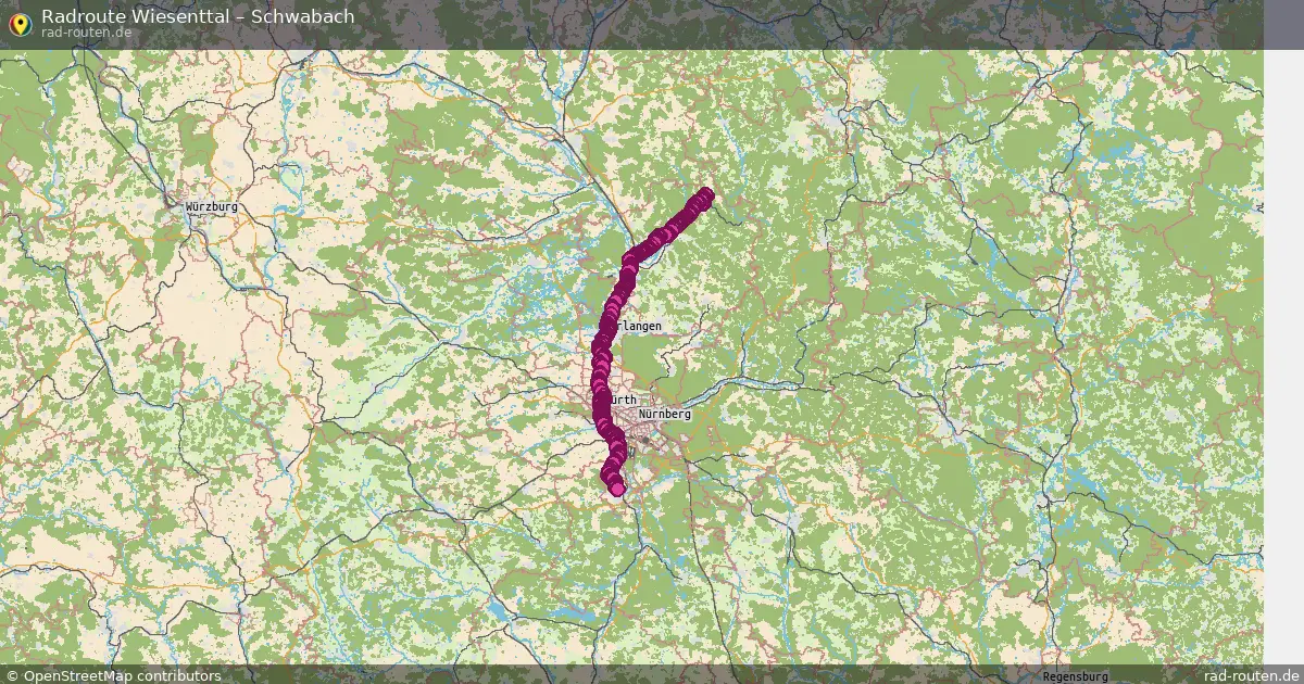 Radtour Wiesenttal – Schwabach