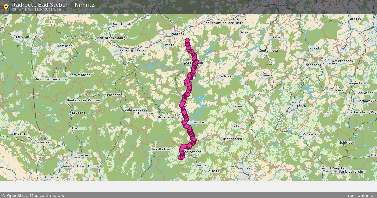Radtour Bad Steben – Nimritz