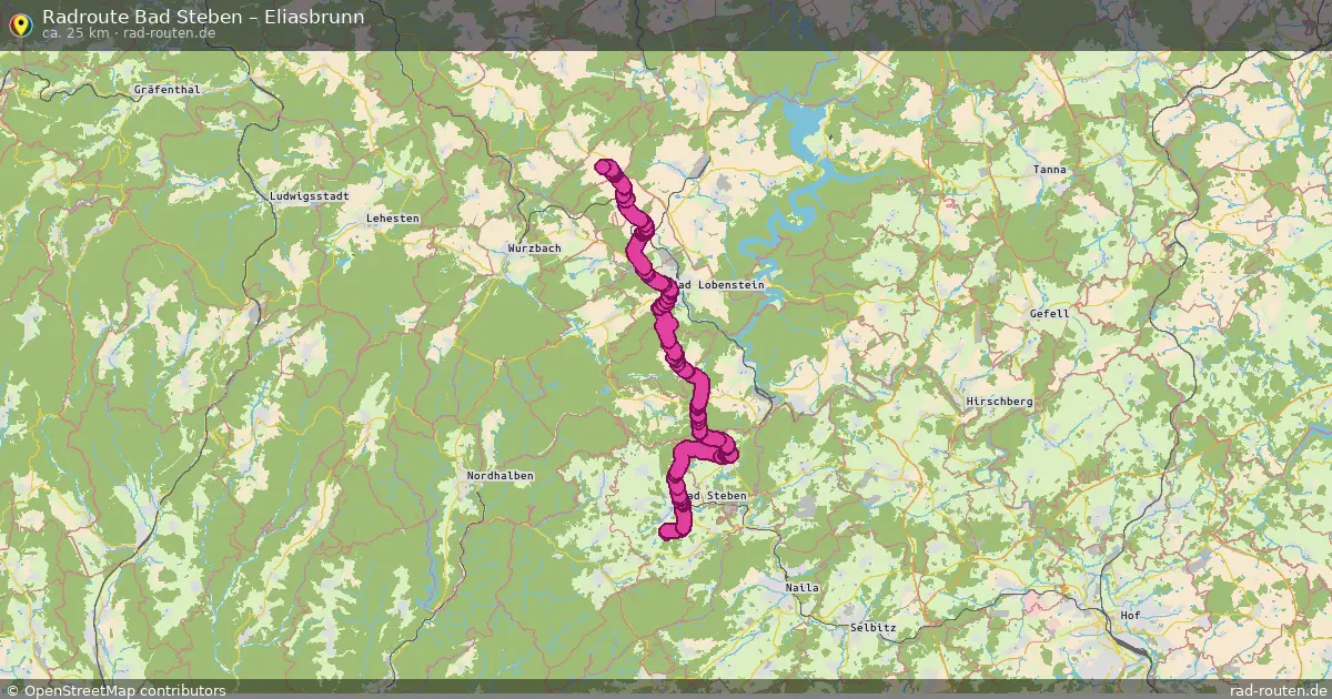 Radtour Bad Steben – Eliasbrunn