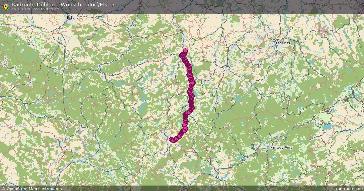 Radtour Döhlau – Wünschendorf Elster