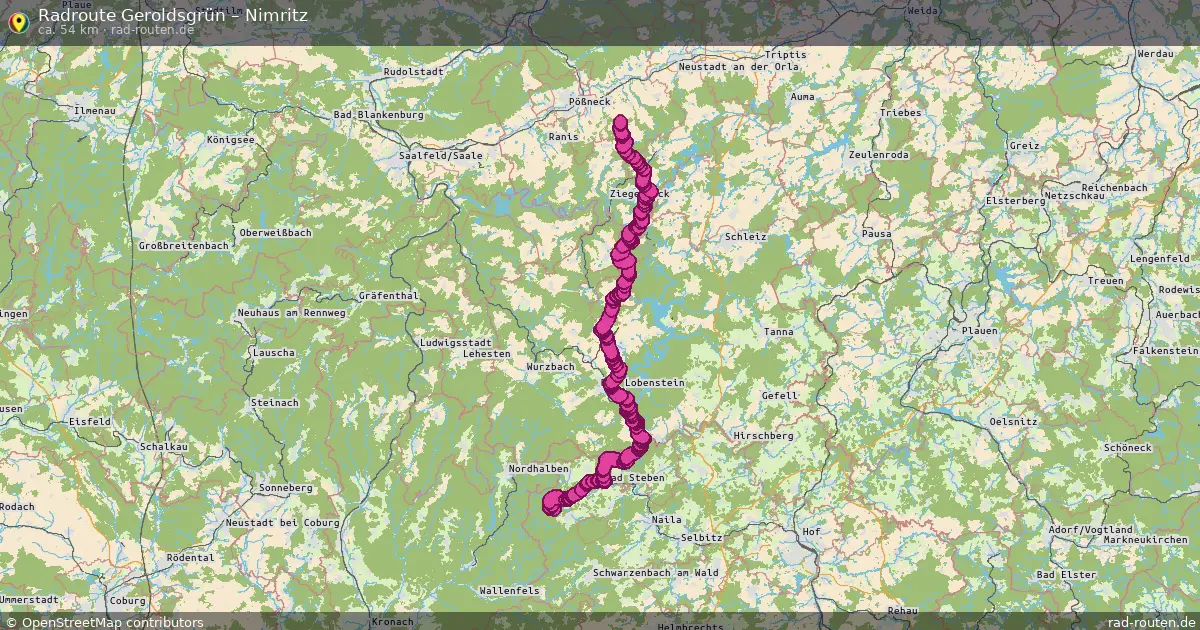 Radtour Geroldsgrün – Nimritz